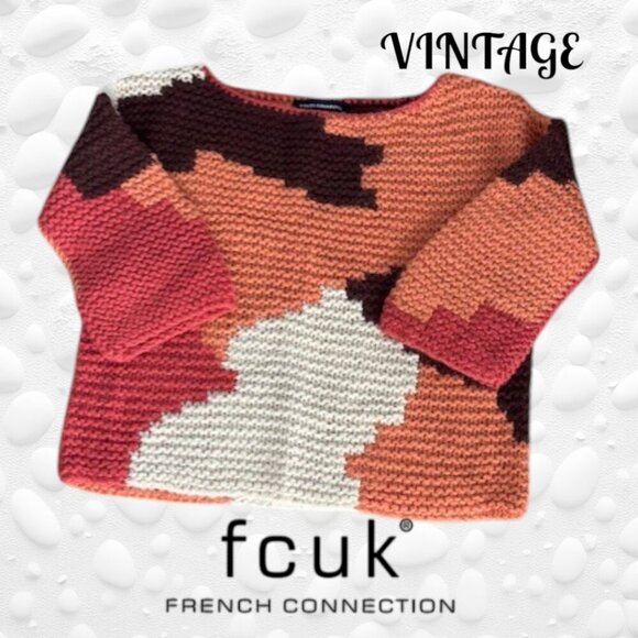 French Connection Sweaters - Gorgeous - HARD TO FIND Vintage French Connection Wool, Mohair, Nylon Jumper